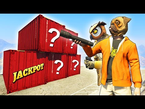1 ЛЯМ! ДЖЕКПОТ ВНУТРИ КОНТЕЙНЕРА! - БИТВА ЗА КОНТЕЙНЕРЫ: GTA 5 ONLINE