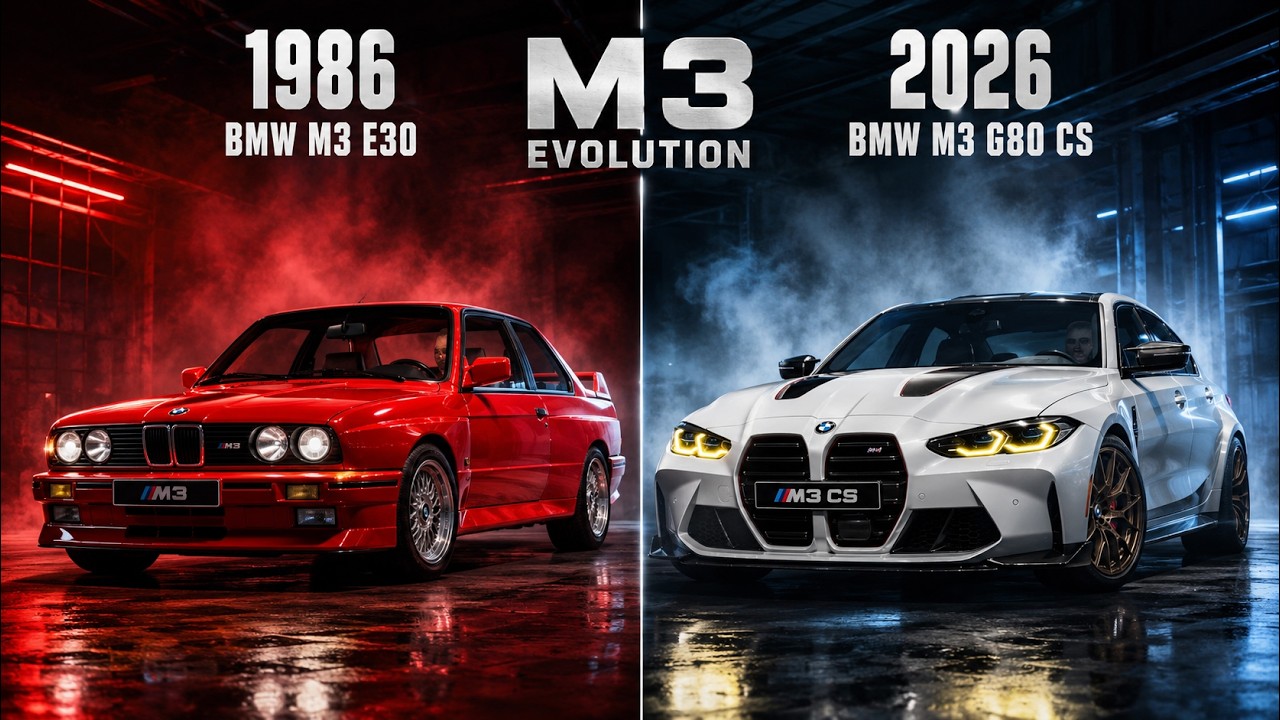 BMW M3 Evolution Across 10 Generations (1986 – 2026)! - YouTube