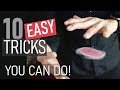 Easy Magic Tricks for Beginners to Do at Home - 10 Magic Tricks You Can Do, Levitating Card: