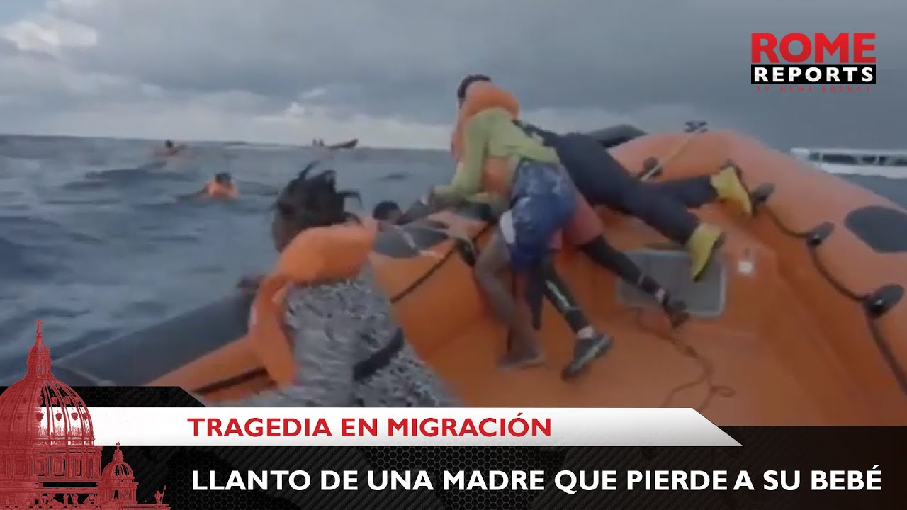 El grito de una madre que perdió a bebé en naufragio, icono del drama ...