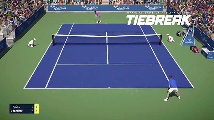TIEBREAK - Carlos Alcaraz Vs Rafael Nadal I Nadal Academy I Legendary AI (PS5)