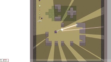 terrain destruction v1, browser html5 game prototype