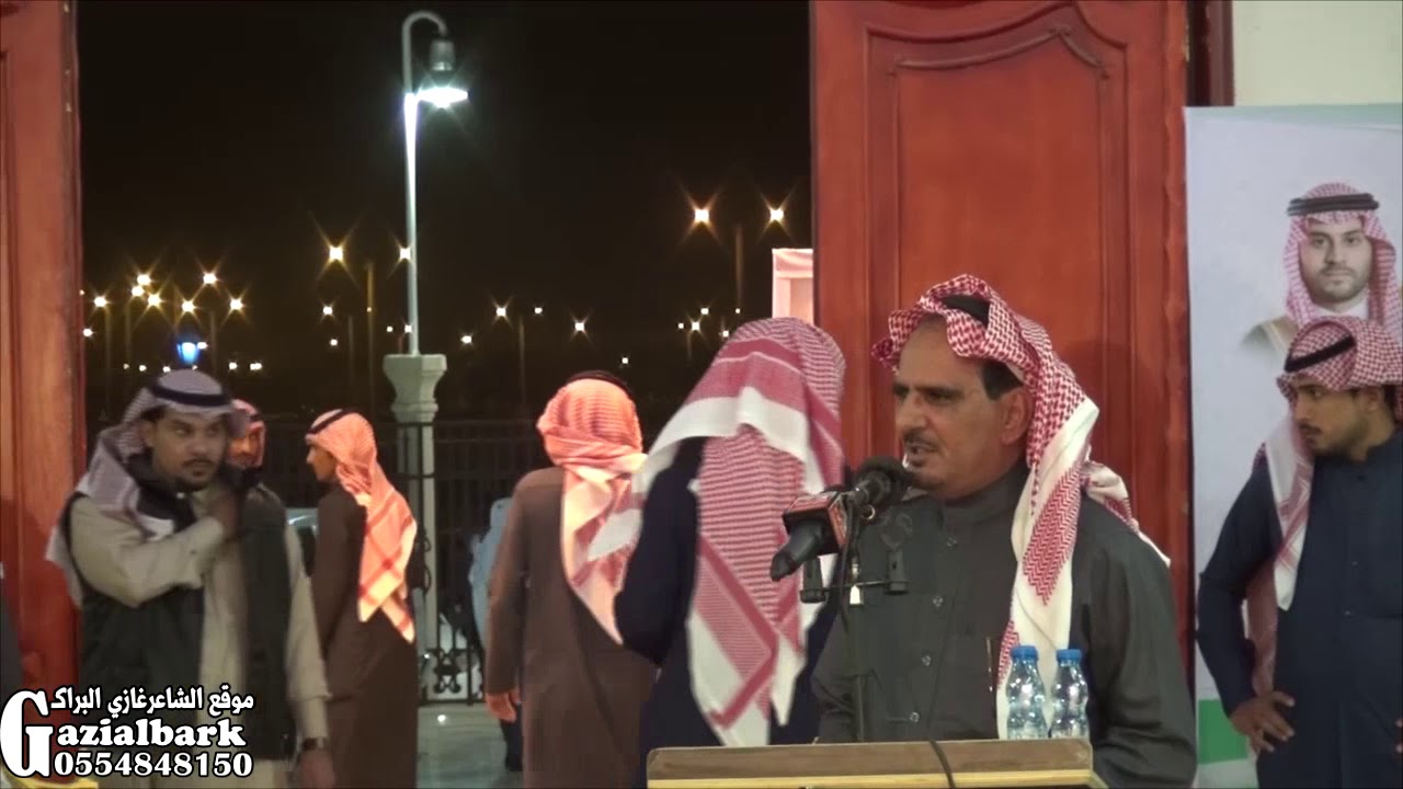 محاورة غازي البراك ودحيم الخياري بحفل نصار خلف البراك