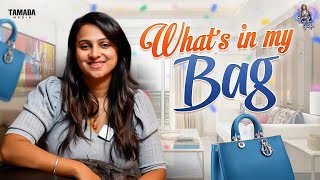 What's in My Bag👜 || Kavitha Gowda || @KavithaGowdaOfficial || Tamada Media
