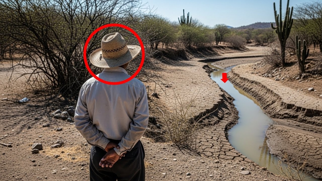 El río cambió de curso y dejó al descubierto algo que había estado oculto 100 años