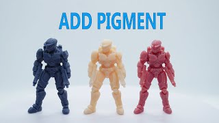How To Change 3d Printer Resin Colour || Adding Red Pigment to Sirayatech Fast Resin