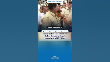 Gestur Bahlil Saat Prabowo Bahas Tambang Ilegal Kerugian Rp300 Triliun