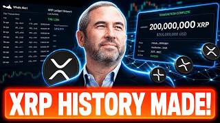 XRP HISTORY WAS JUST MADE! OVER $200 MILLION SHIFTED NOW!