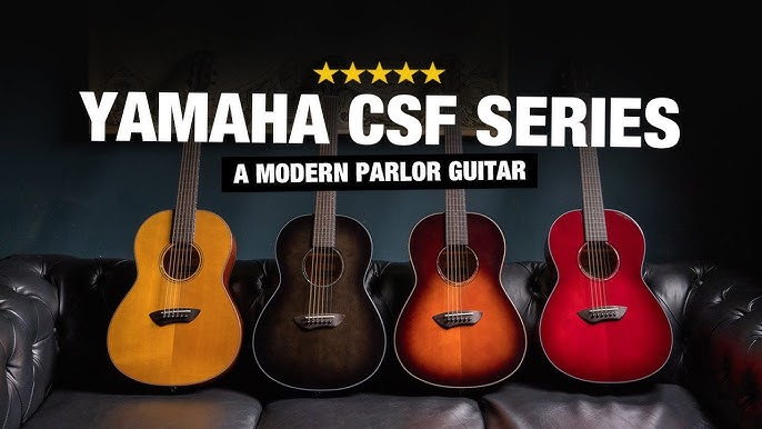 Guitare électro-acoustique parlor Yamaha CSF-TA TransAcoustic n