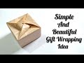 Easy Gift wrapping idea | Quick and easy gift wrapping | simple and beautiful gift wrapping idea