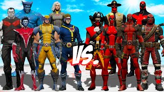 X-Men Vs Team Deadpool To 