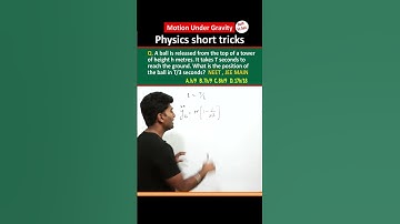 Physics Short Tricks | Motion Under Gravity | NEET/JEE 2025 | 11th & 12th #shorttricksphysics