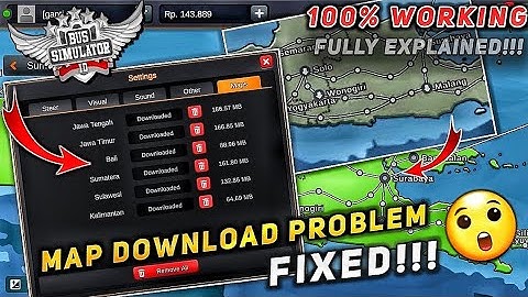 How to solve MAP DOWNLOADING PROBLEM in TRAFFIC MOD | Bus Simulator Indonesia | BUSSID V4.3