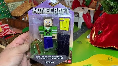 Minecraft STEVE Action figure Toy REVIEW!