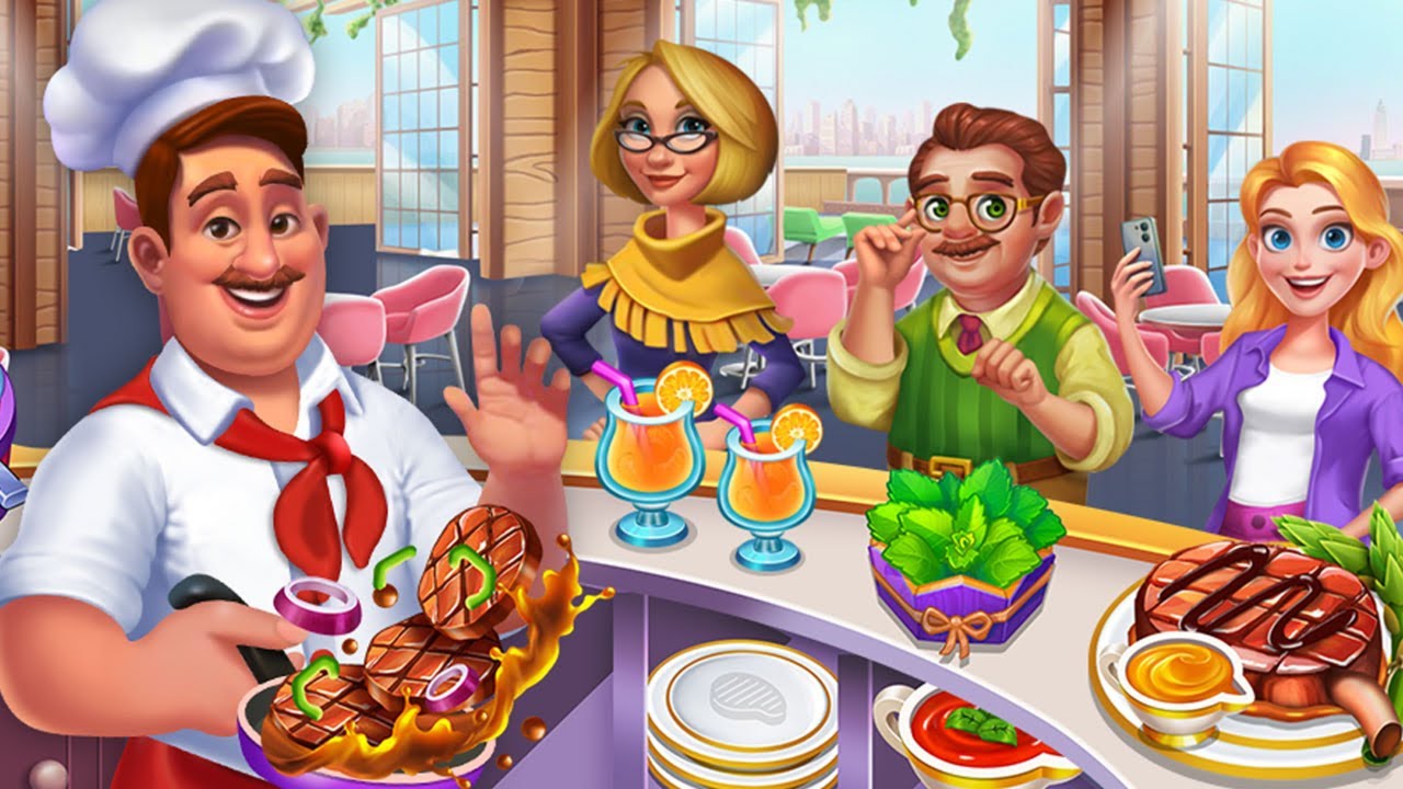 Crazy Chef Food Cooking Game Gameplay Android Mobile Youtube