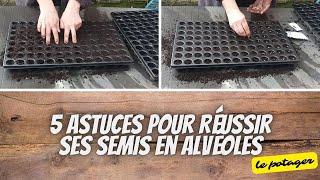 👩‍🌾 5 astuces pour réussir ses semis en alvéoles