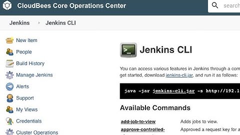 Setting up Authentication ForJenkinsCLI