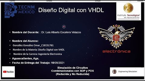 CIRCUITO COMBINACIONAL Y TABLAS DE VERDAD Diseño VHDL (Software) QuartosPrime (Intel) GonzalezOmar