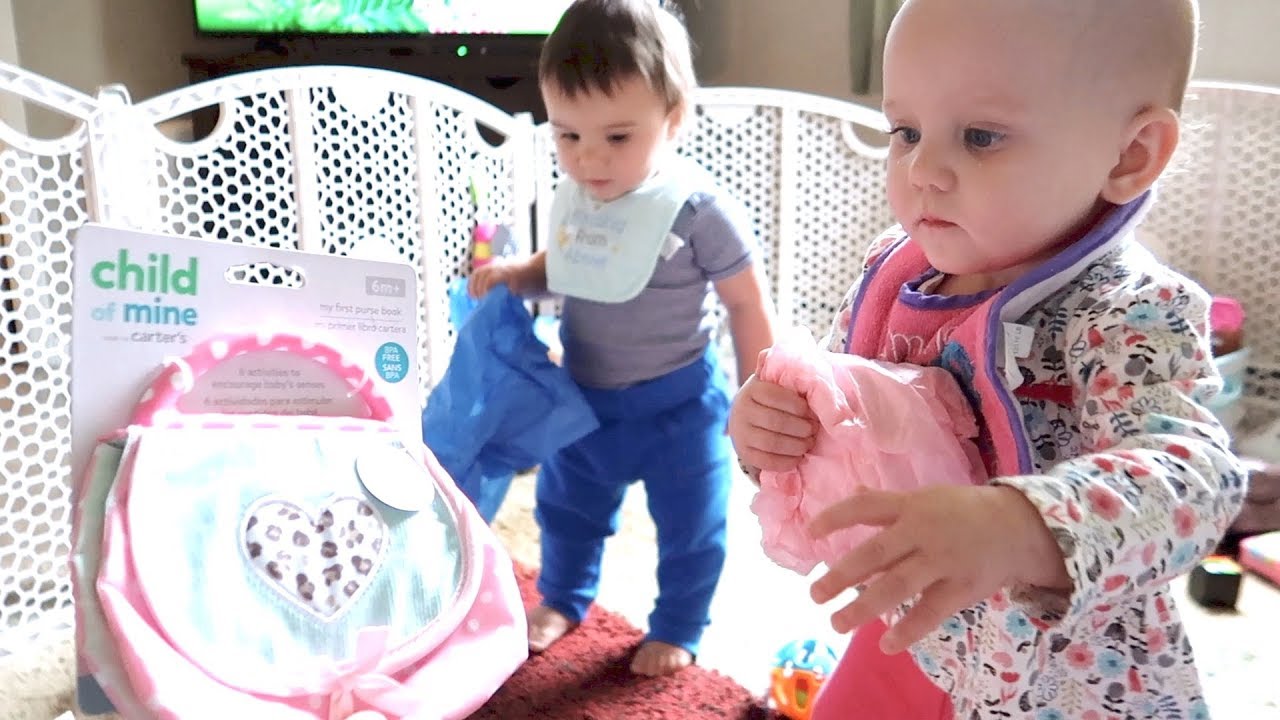 Twins First 1st Birthday Presents 🎁 - YouTube