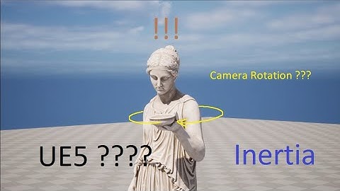 UE5: Mouse drag camera movement with inertia