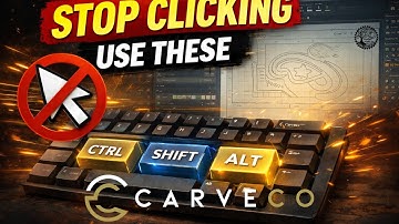 STOP Clicking — These Carveco Shortcuts Make Design FAST