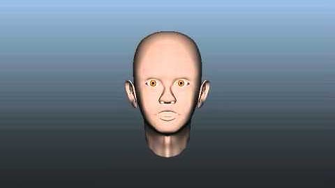 First shot at Blend Shape Animation in Maya 2011.avi