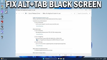 How To Fix Alt + Tabbing Out Of Games Screen Turns Black For 2 3 Seconds - Easy Fix