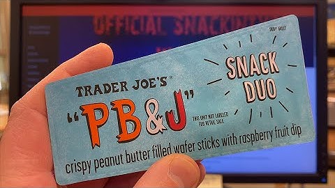 Introducing the PB & J Snack Duo from Trader Joe