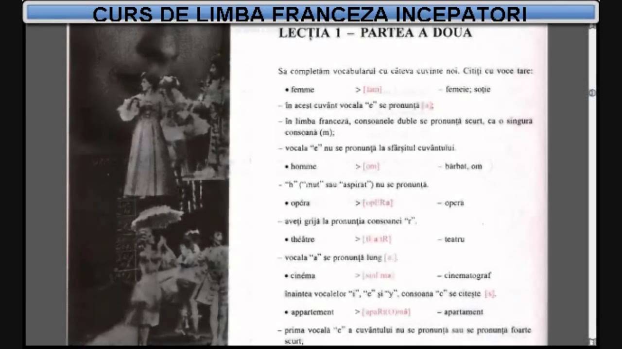 Curs De Limba Franceza Incepatori Tema Vocabular Lectia 1