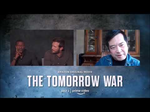 Chris Pratt and Edwin Hodge Interview for Amazon Studios' Tomorrow War