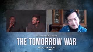 Chris Pratt and Edwin Hodge Interview for Amazon Studios' Tomorrow War