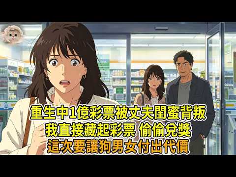 上一世，我意外中了1億彩票，本以為苦日子終於到頭。沒想到中獎當晚，丈夫趁我熟睡鎖死房門，一把火將我活活燒死。臨死前我才聽見他給閨蜜打電話：「錢到手了，她也沒了」再睜眼，我回到中獎當天，直接藏起彩票偷偷