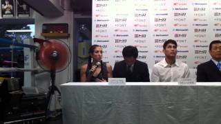 Celebrity Jessica Pene talks about fight in SHOOT BOXING debut Wealth