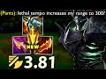 I play Mordekaiser with Lethal Tempo and I bonk everyone at full attack speed with 300 Range