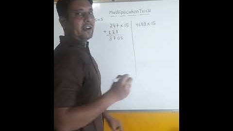 Amazing trick for multiply any odd number by 15 ||#shorts