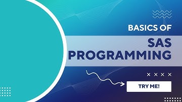 SAS Programming for Beginners || Create a new SAS data set using set statement