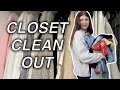 CLOSET DECLUTTER 2023 | Trying everything on!