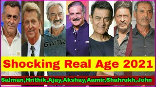Bollywood Actor Real Age In 2021 | Ajay Devgan Age 2021 | Akshay Kumar Age 2021 | Salman Khan Age