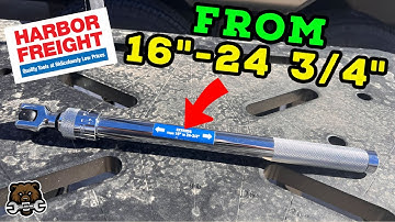 Extendable Breaker Bars? Quinn 1/2" from Harbor Freight