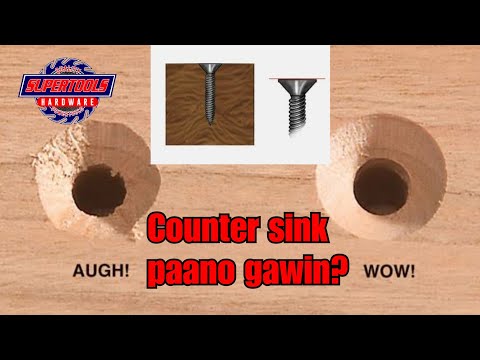 Bosch counter sink