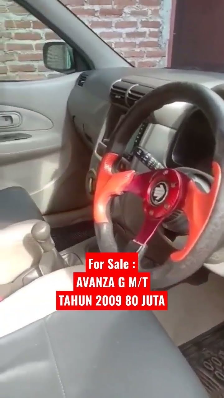 avanza 1.3 type g 2010 plat l 80juta