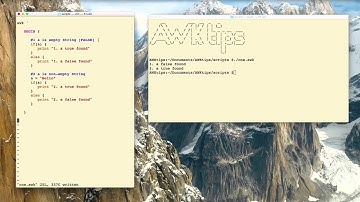 Boolean Variables in AWK