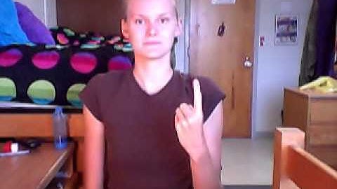 Honors ASL 1 Expressive Test 1