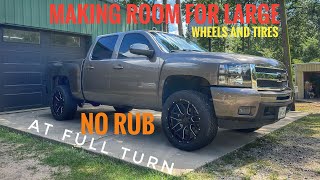 Norcal Mod Chevy Silverado Making Room For Larger Wheels & Tires