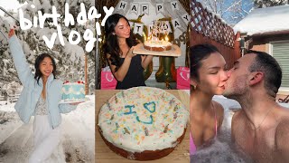 my SURPRISE birthday trip to Big Bear! + opening presents &amp; what I got!