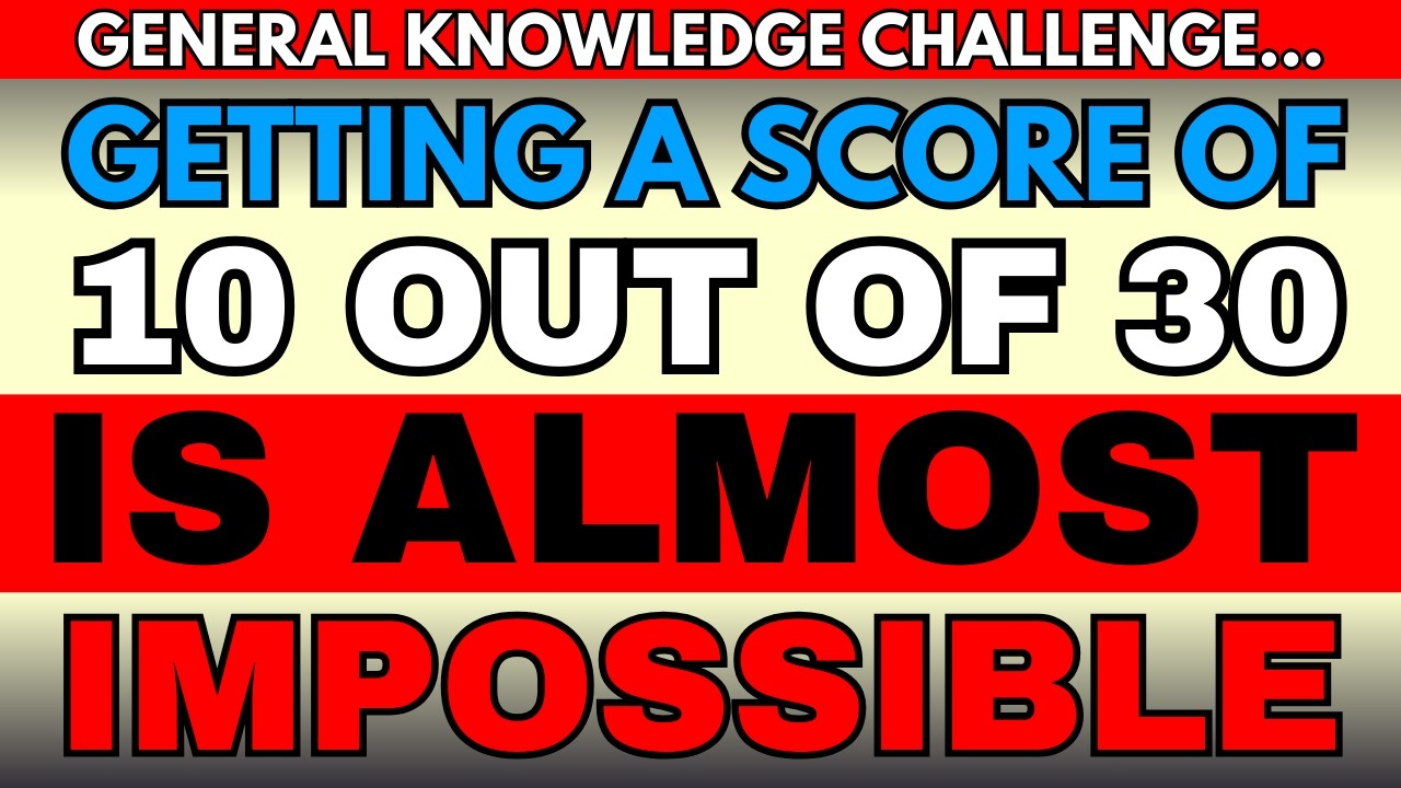 Ваш IQ должен быть не менее 150, если вы сможете набрать 10 баллов из 30 за 10 минут! ВНИМАНИЕ!!!...