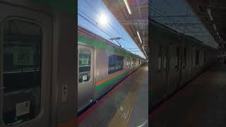 JR東日本 特別快速・小田原行きが横浜駅に入線