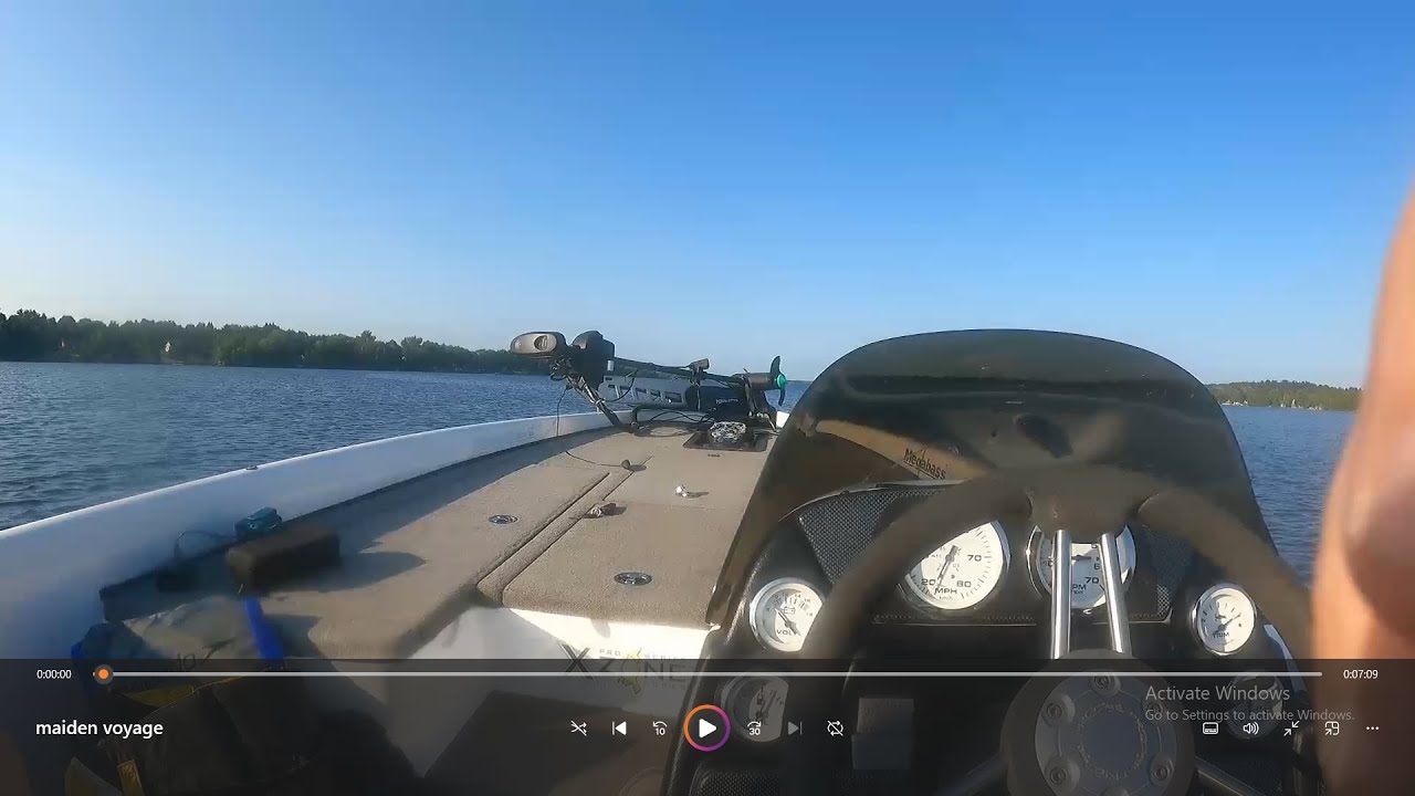maiden voyage with new bass boat on beaver lake