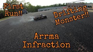 Arrma Infraction First Run Demo!!