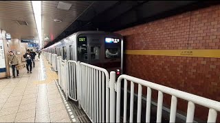 東武9000系9102F編成(量産車)各駅停車和光市行き 小竹向原駅発車シーン